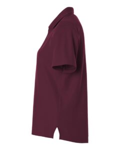 CORE365 CE106W Women’s Resolve CVC Performance Pique Polo – Burgundy (side)