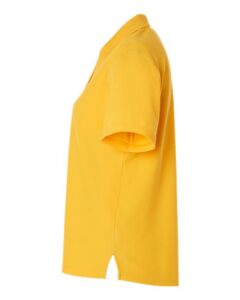 CORE365 CE106W Women’s Resolve CVC Performance Pique Polo – Campus Gold (side)