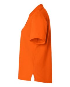 CORE365 CE106W Women’s Resolve CVC Performance Pique Polo – Campus Orange (side)