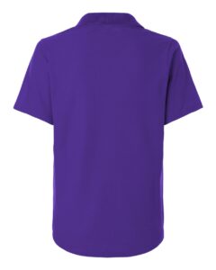 CORE365 CE106W Women’s Resolve CVC Performance Pique Polo – Campus Purple (back)