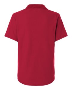 CORE365 CE106W Women’s Resolve CVC Performance Pique Polo – Classic Red (back)