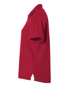 CORE365 CE106W Women’s Resolve CVC Performance Pique Polo – Classic Red (side)