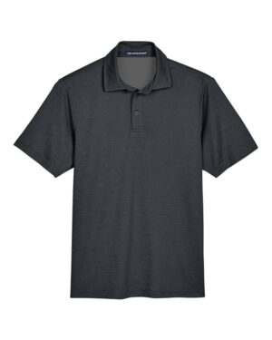 Devon & Jones DG22 Men’s CrownLux Performance® Address Mélange Polo – Black Melange