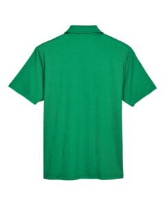 Devon & Jones DG22 Men’s CrownLux Performance® Address Mélange Polo – Kelly Green Melange (back)