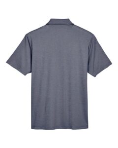 Devon & Jones DG22 Men’s CrownLux Performance® Address Mélange Polo – Navy Melange (back)
