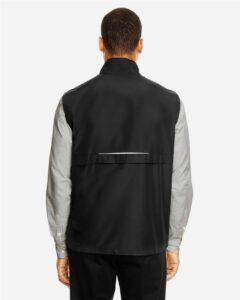 CORE365 CE703 Men’s Techno Lite Unlined Vest – Black (on model back)