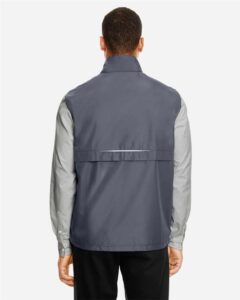 CORE365 CE703 Men’s Techno Lite Unlined Vest – Carbon (on model back)