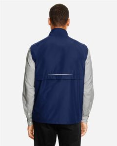 CORE365 CE703 Men’s Techno Lite Unlined Vest – Classic Navy (on model back)