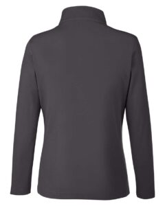 CORE365 CE405W Women’s Fusion ChromaSoft™ Pique Quarter-Zip Pullover – Carbon (back)