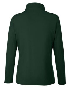 CORE365 CE405W Women’s Fusion ChromaSoft™ Pique Quarter-Zip Pullover – Forest (back)