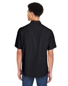 CORE365 CE510 Men’s Ultra UVP® Marina Shirt – Black (on model back)