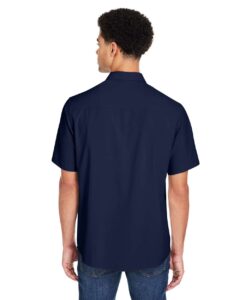 CORE365 CE510 Men’s Ultra UVP® Marina Shirt – Classic Navy (on model back)