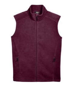 CORE365 88191 Men’s Journey Fleece Vest – Burgundy