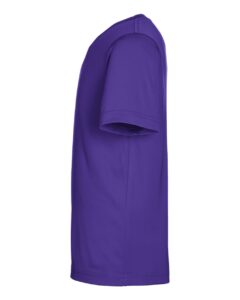 CORE365 CE10Y Youth Capital Performance T-Shirt – Campus Purple (side)