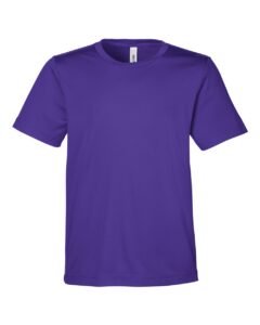 CORE365 CE10Y Youth Capital Performance T-Shirt – Campus Purple