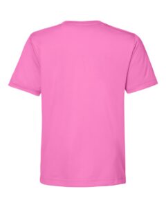 CORE365 CE10Y Youth Capital Performance T-Shirt – Charity Pink (back)