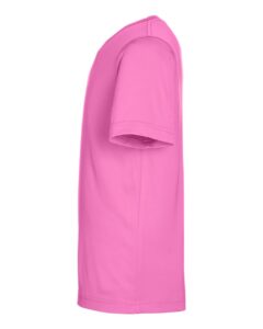 CORE365 CE10Y Youth Capital Performance T-Shirt – Charity Pink (side)