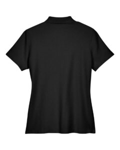 Devon & Jones DG150W Women’s DRYTEC20™ Performance Polo – Black (back)