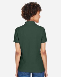 Devon & Jones DG150W Women’s DRYTEC20™ Performance Polo – Forest (on model back)