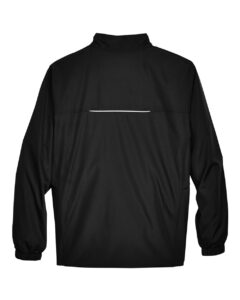 CORE365 88183 Men’s Techno Lite Motivate Unlined Lightweight Jacket – Black (back)