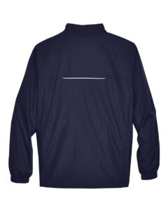 CORE365 88183 Men’s Techno Lite Motivate Unlined Lightweight Jacket – Classic Navy (back)