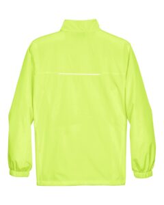 CORE365 88183 Men’s Techno Lite Motivate Unlined Lightweight Jacket – Safety Yellow (back)