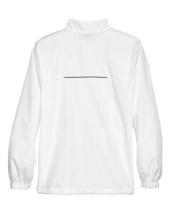 CORE365 88183 Men’s Techno Lite Motivate Unlined Lightweight Jacket – White (back)