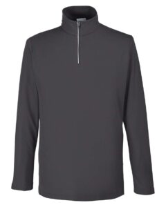 CORE365 CE405 Men’s Fusion ChromaSoft™ Pique Quarter-Zip Pullover – Carbon