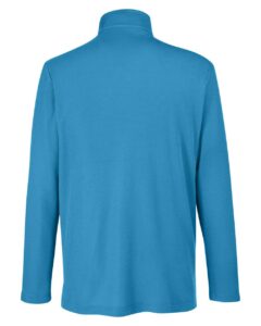 CORE365 CE405 Men’s Fusion ChromaSoft™ Pique Quarter-Zip Pullover – Electric Blue (back)