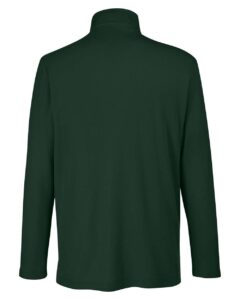 CORE365 CE405 Men’s Fusion ChromaSoft™ Pique Quarter-Zip Pullover – Forest (back)