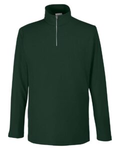 CORE365 CE405 Men’s Fusion ChromaSoft™ Pique Quarter-Zip Pullover – Forest