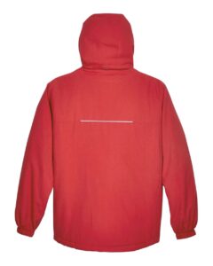 CORE365 88189 Men’s Brisk Insulated Jacket – Classic Red (back)