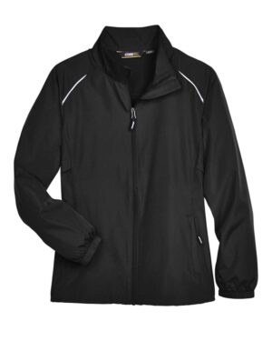 CORE365 78183 Women’s Techno Lite Motivate Unlined Lightweight Jacket – Black