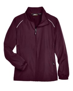 CORE365 78183 Women’s Techno Lite Motivate Unlined Lightweight Jacket – Burgundy