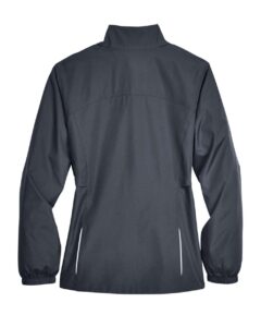 CORE365 78183 Women’s Techno Lite Motivate Unlined Lightweight Jacket – Carbon (back)