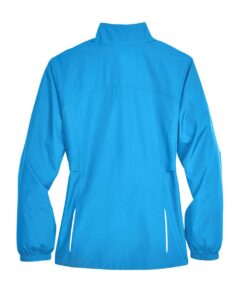 CORE365 78183 Women’s Techno Lite Motivate Unlined Lightweight Jacket – Electric Blue (back)