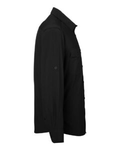 CORE365 CE510L Men’s Ultra UVP® Marina Shirt – Black (side)