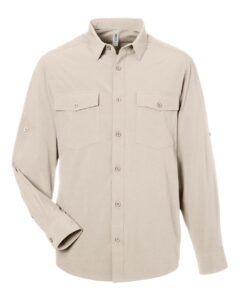 CORE365 CE510L Men’s Ultra UVP® Marina Shirt – Stone