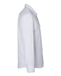 CORE365 CE510L Men’s Ultra UVP® Marina Shirt – White (side)
