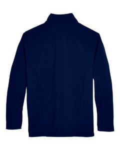 CORE365 88184 Men’s Cruise Two-Layer Fleece Bonded Soft Shell Jacket – Classic Navy (back)