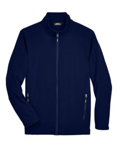 CORE365 88184 Men’s Cruise Two-Layer Fleece Bonded Soft Shell Jacket – Classic Navy