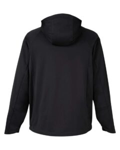 CORE365 CE711 Unisex Techno Lite Pullover Anorak – Black (back)