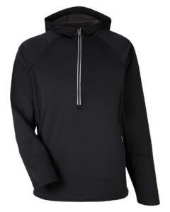 CORE365 CE711 Unisex Techno Lite Pullover Anorak – Black