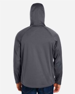 CORE365 CE711 Unisex Techno Lite Pullover Anorak – Carbon (on model back)