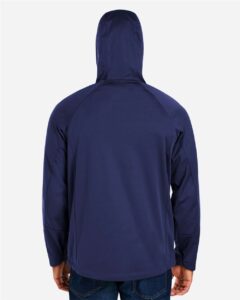 CORE365 CE711 Unisex Techno Lite Pullover Anorak – Classic Navy (on model back)