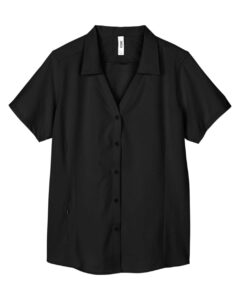 CORE365 CE510W Women’s Ultra UVP® Marina Shirt – Black