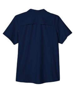 CORE365 CE510W Women’s Ultra UVP® Marina Shirt – Classic Navy (back)