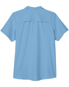 CORE365 CE510W Women’s Ultra UVP® Marina Shirt – Columbia Blue (back)