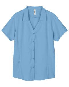 CORE365 CE510W Women’s Ultra UVP® Marina Shirt – Columbia Blue