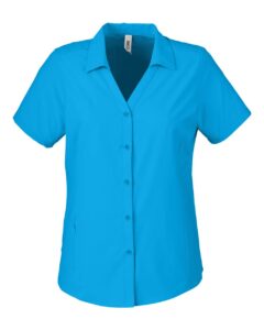 CORE365 CE510W Women’s Ultra UVP® Marina Shirt – Electric Blue